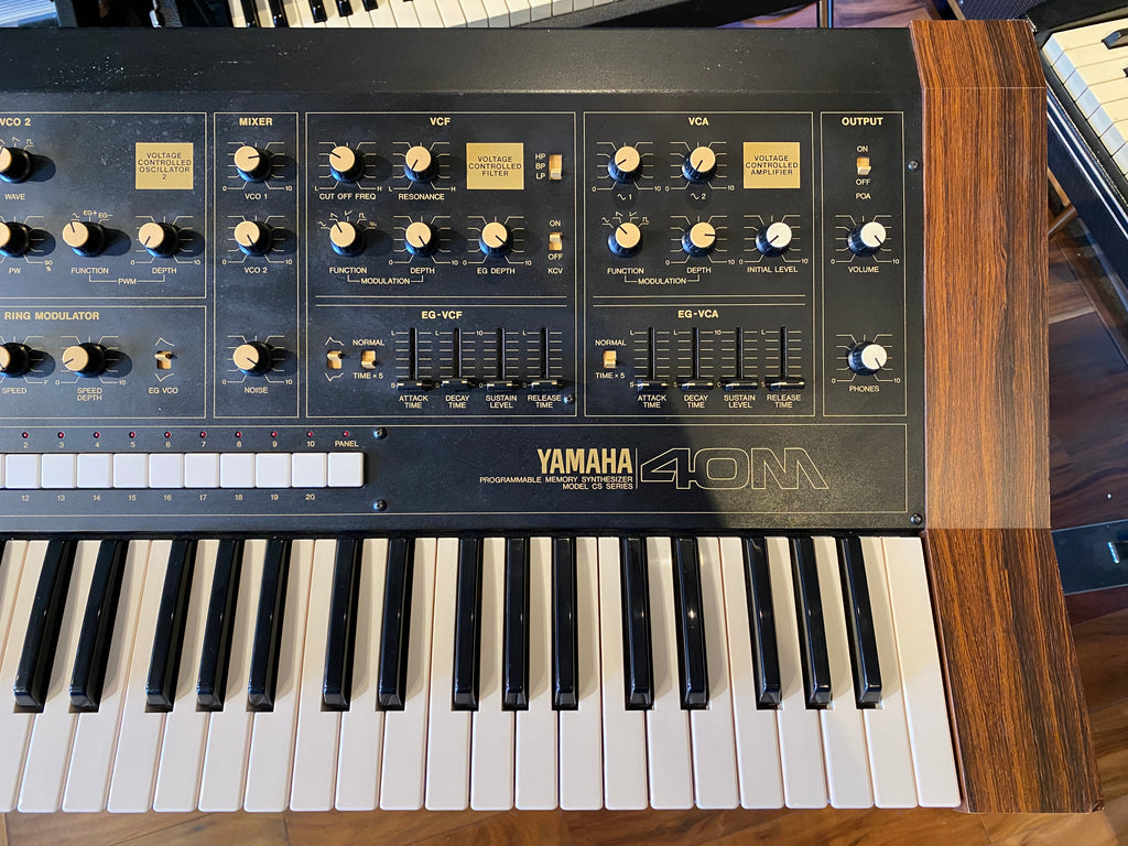 Yamaha CS-40M Vintage Duophonic 44-Key Synthesizer Keyboard c. 1980s Pro Serviced