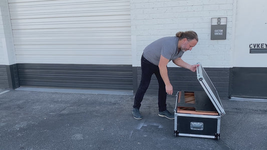 Rolling Road Case for Collapsing Spinet Piano Shell