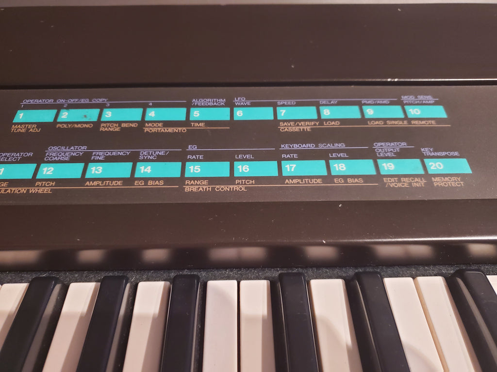 Yamaha DX9 Programmable Algorithm Synthesizer 61-Key Vintage Digital Keyboard 1980s Pro Serviced