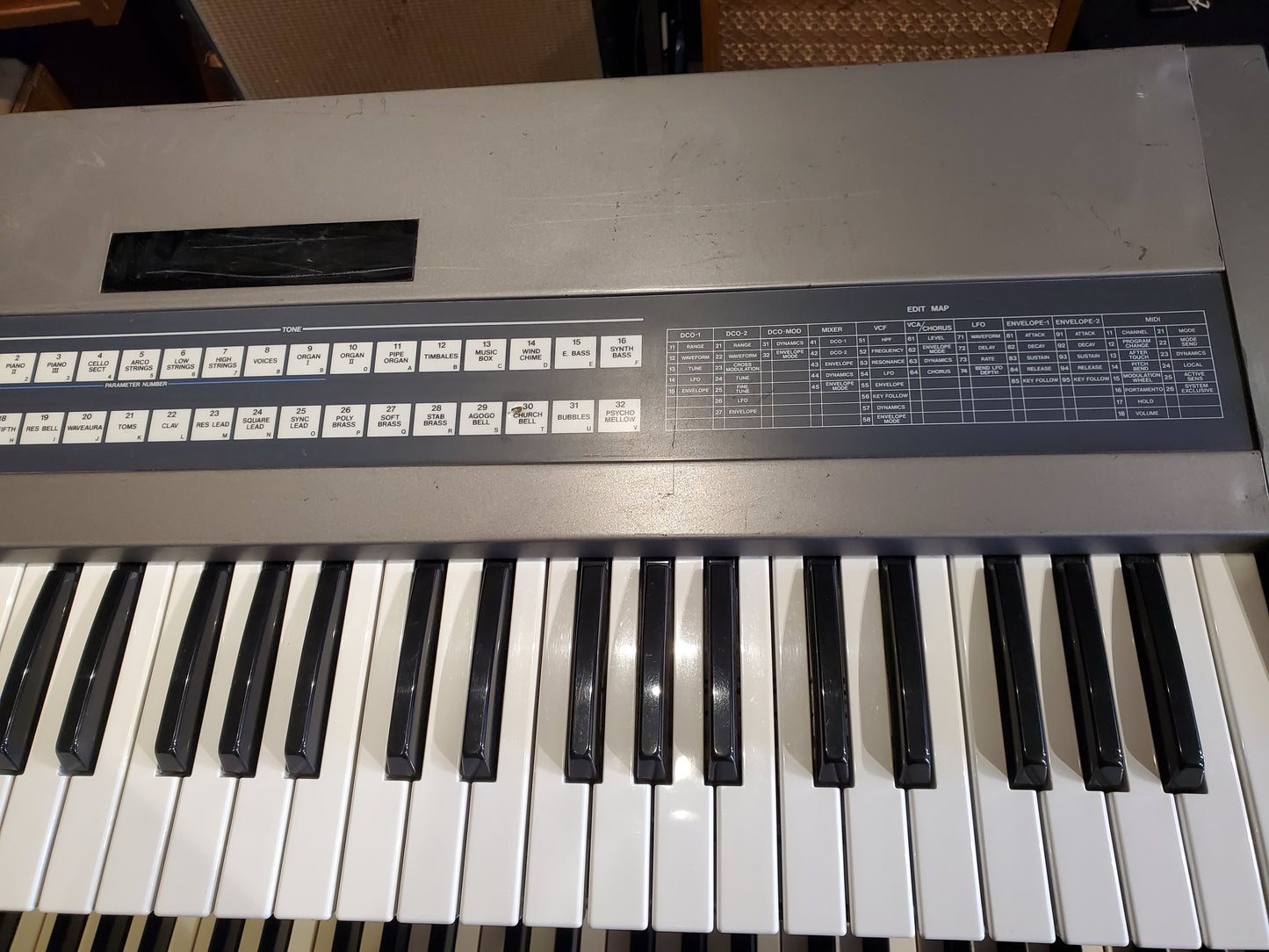 Roland JX-8P Vintage 61-Key Polyphonic Analog MIJ Synthesizer Keyboard 1980s Japan Pro Serviced