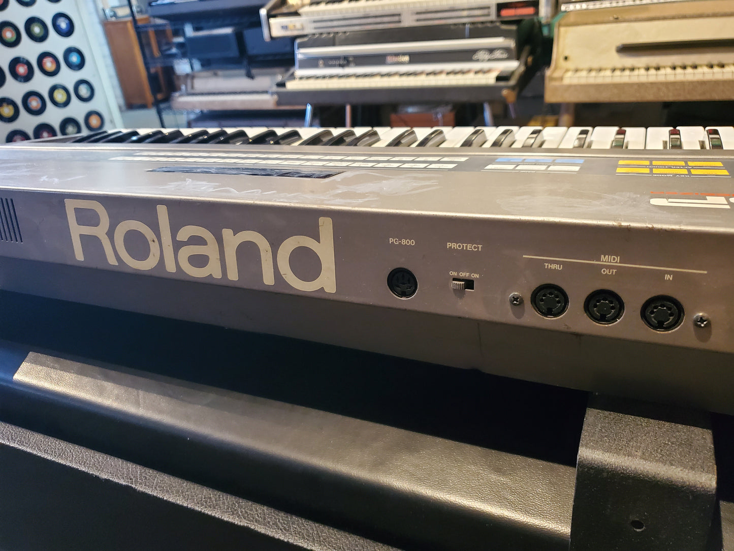Roland JX-8P Vintage 61-Key Polyphonic Analog MIJ Synthesizer Keyboard 1980s Japan Pro Serviced