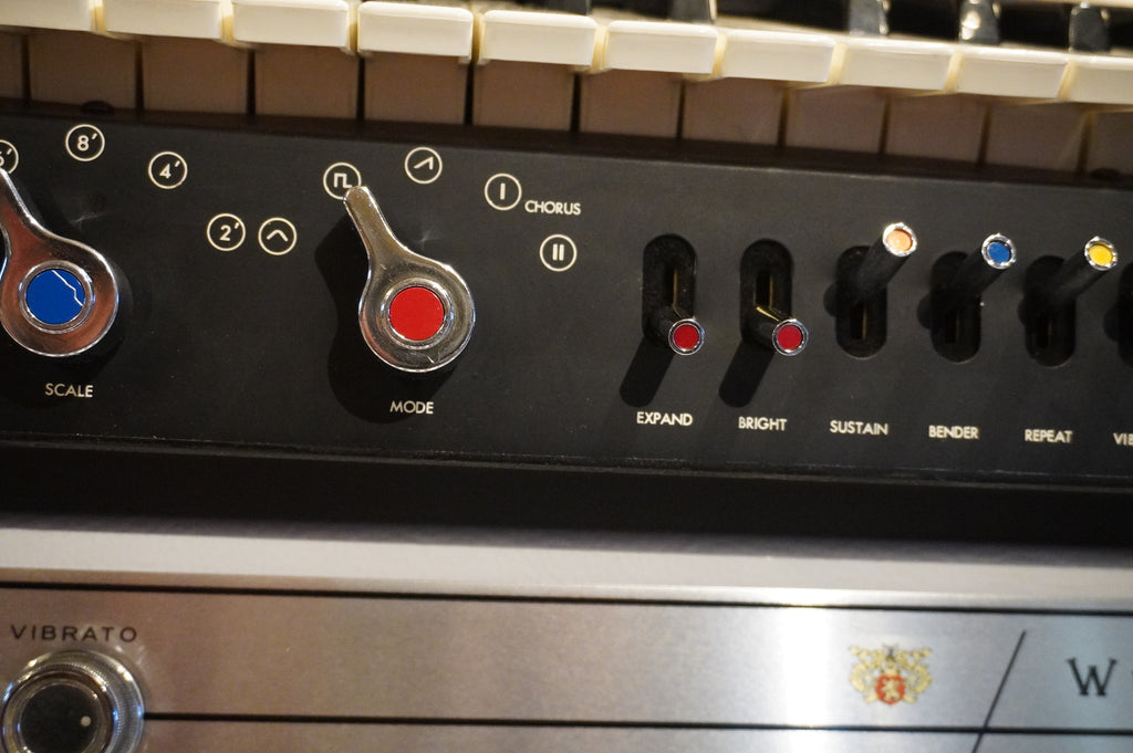 Univox Mini Korg K1 Monophonic Synthesizer with Custom Walnut Cabinet