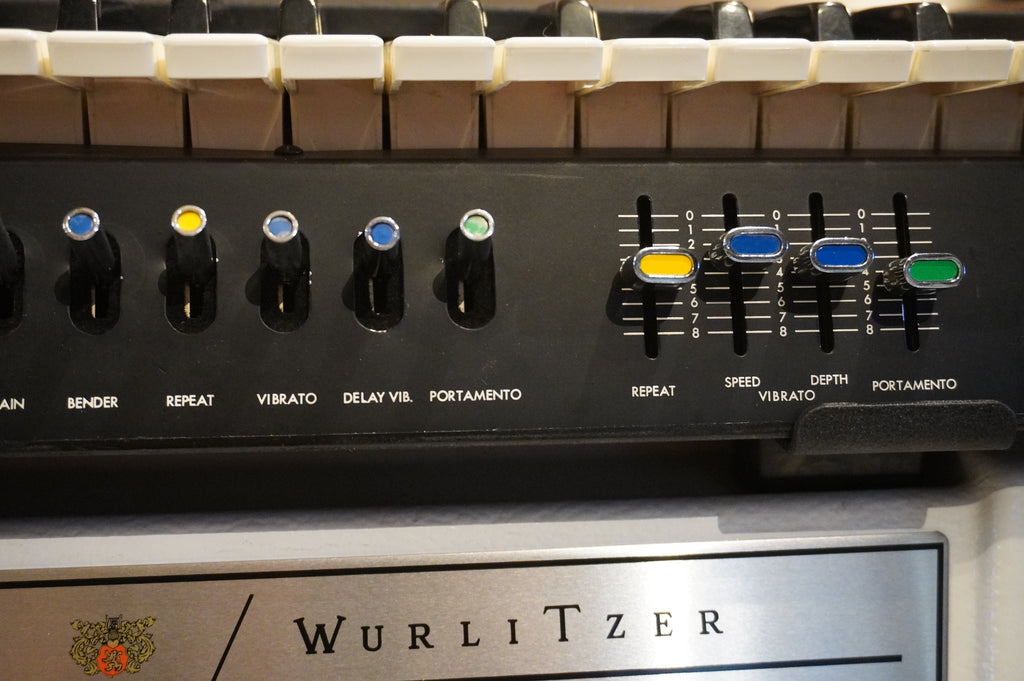 Univox Mini Korg K1 Monophonic Synthesizer with Custom Walnut Cabinet