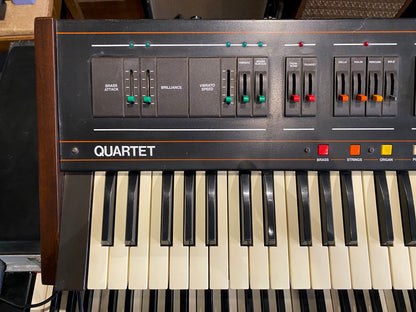 ARP Quartet Vintage 49-Key Orchestral Analog Synthesizer Siel Orchestra 1979-1980