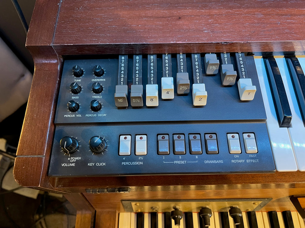 Korg CX-3 Vintage Analog Clonewheel "Hammond Sound" 61-Key Electric Organ 1979 Pro Serviced