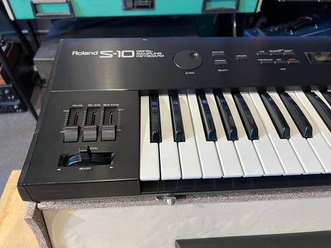 Roland S-10 Vintage 49-Key Digital Sampling Keyboard 1980s USB Mod Pro Serviced