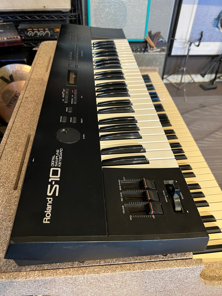 Roland S-10 Vintage 49-Key Digital Sampling Keyboard 1980s USB Mod Pro Serviced