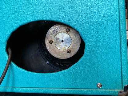 Fender Vibro Champ 6W 1x10" Tube Combo Amp Custom Seafoam Green Cab 1976 Silver