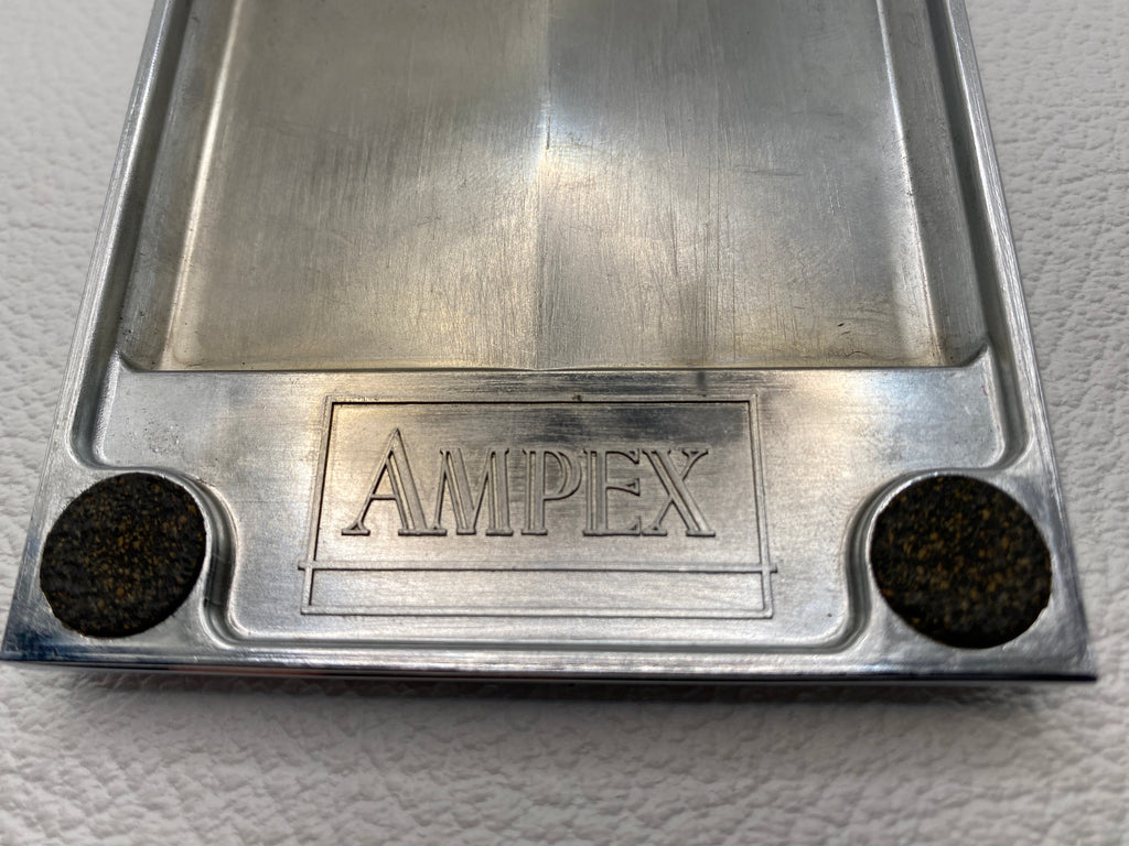 Ampex Vintage Microphone Plate Desktop Stand 1960s
