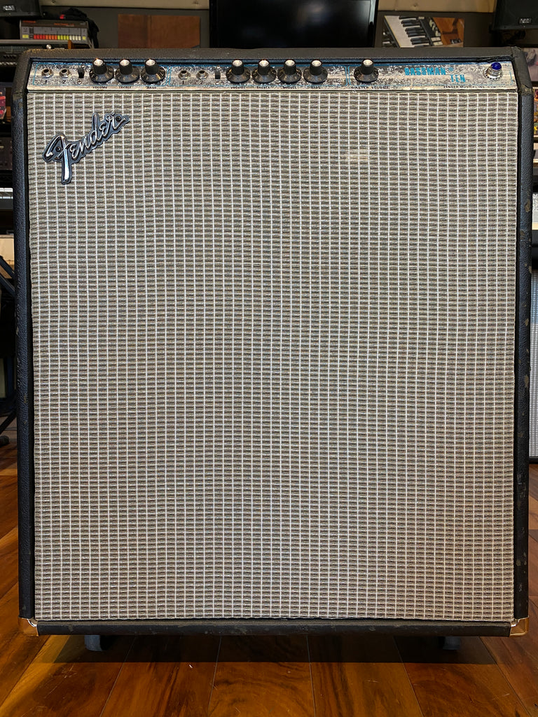 Fender Bassman Ten 2-Channel 50-Watt 4x10" Guitar Tube Combo Silver 1972-1976