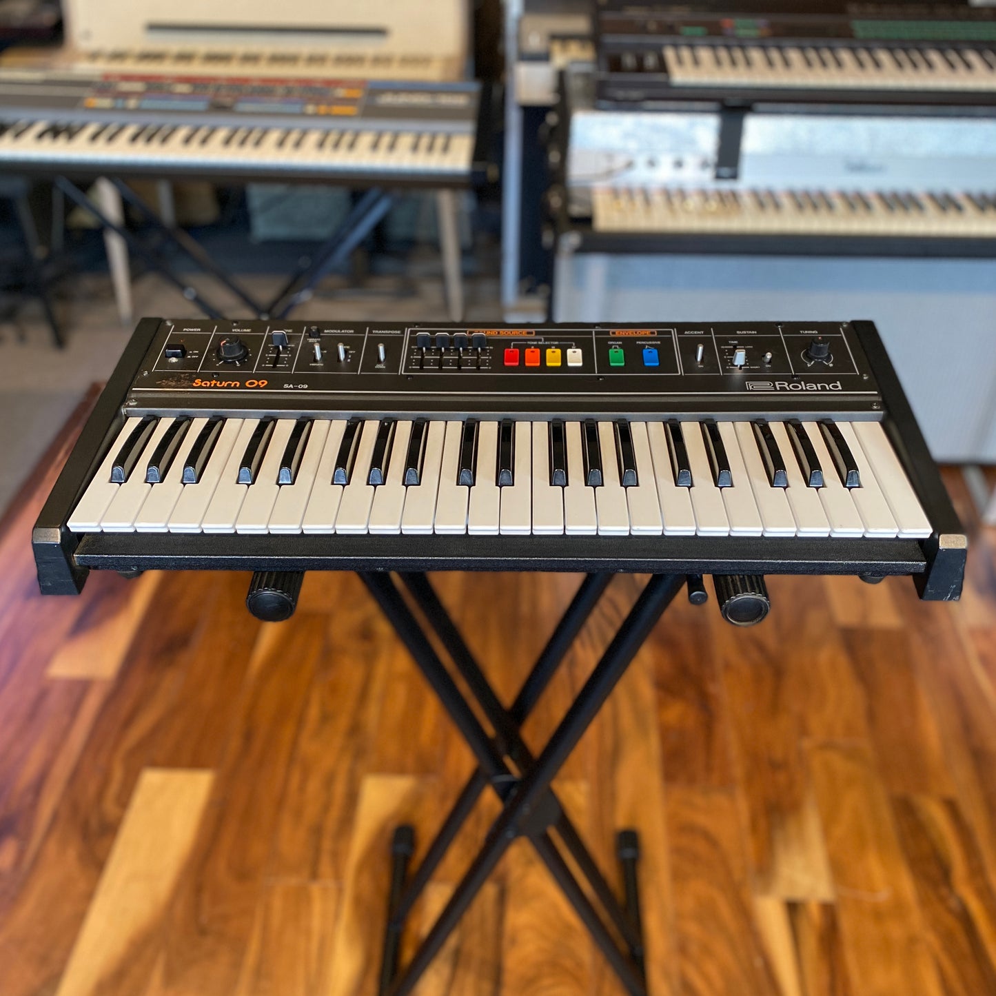 Roland SA-09 Saturn 09 Vintage 44-Key Synthesizer Keyboard 1988 Pro Serviced