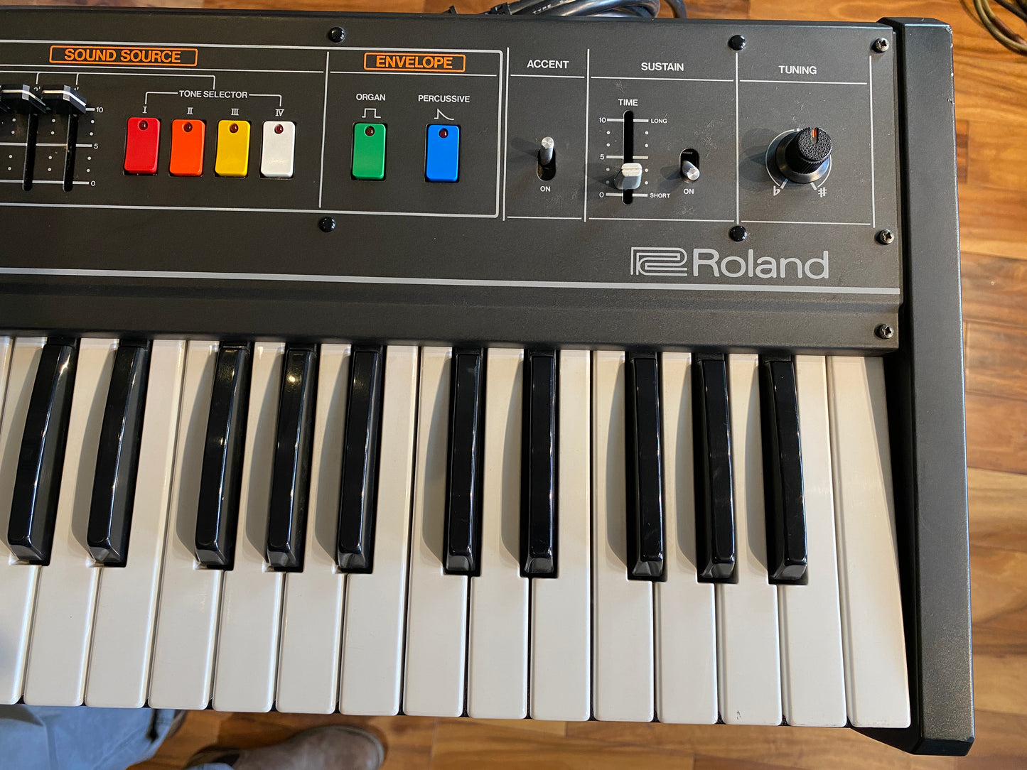 Roland SA-09 Saturn 09 Vintage 44-Key Synthesizer Keyboard 1988 Pro Serviced