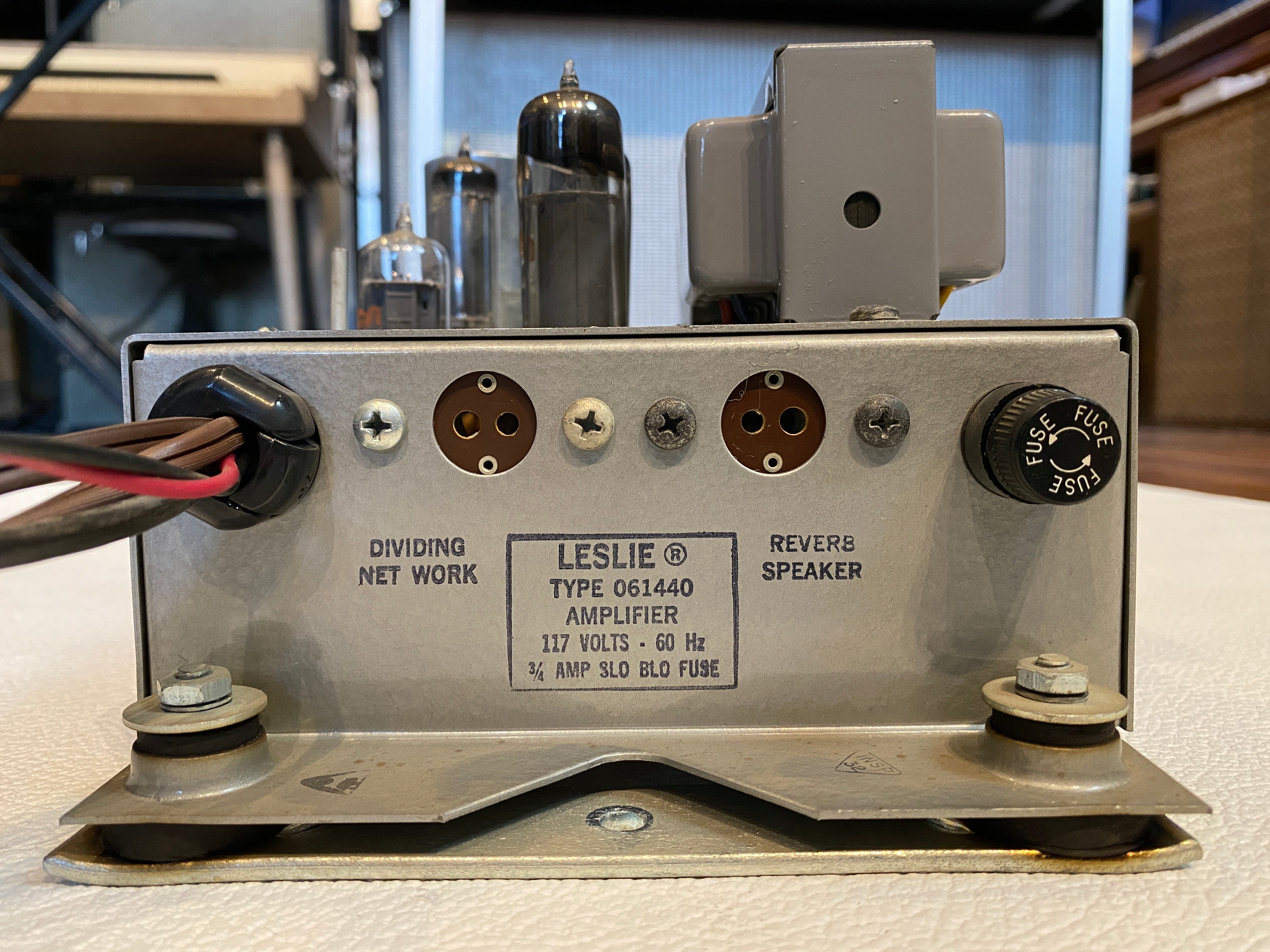 Leslie Reverb 16W Power Amplifier w/ Half Moon Switch & Tank
