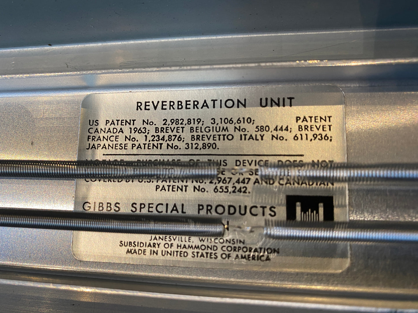 Leslie Reverb 16W Power Amplifier w/ Half Moon Switch & Tank 061440 122 / 147