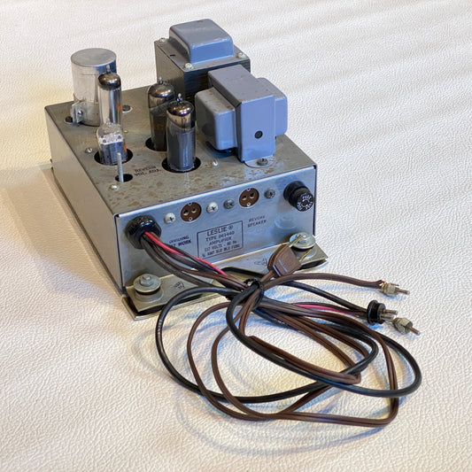 Leslie Type 061440 Vintage 16W Reverb Amplifier 122RV / 147RV Hi-Fi Monoblock Conversion Project
