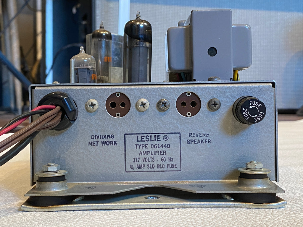 Leslie Type 061440 Vintage 16W Reverb Amplifier 122RV / 147RV Hi-Fi Monoblock Conversion Project