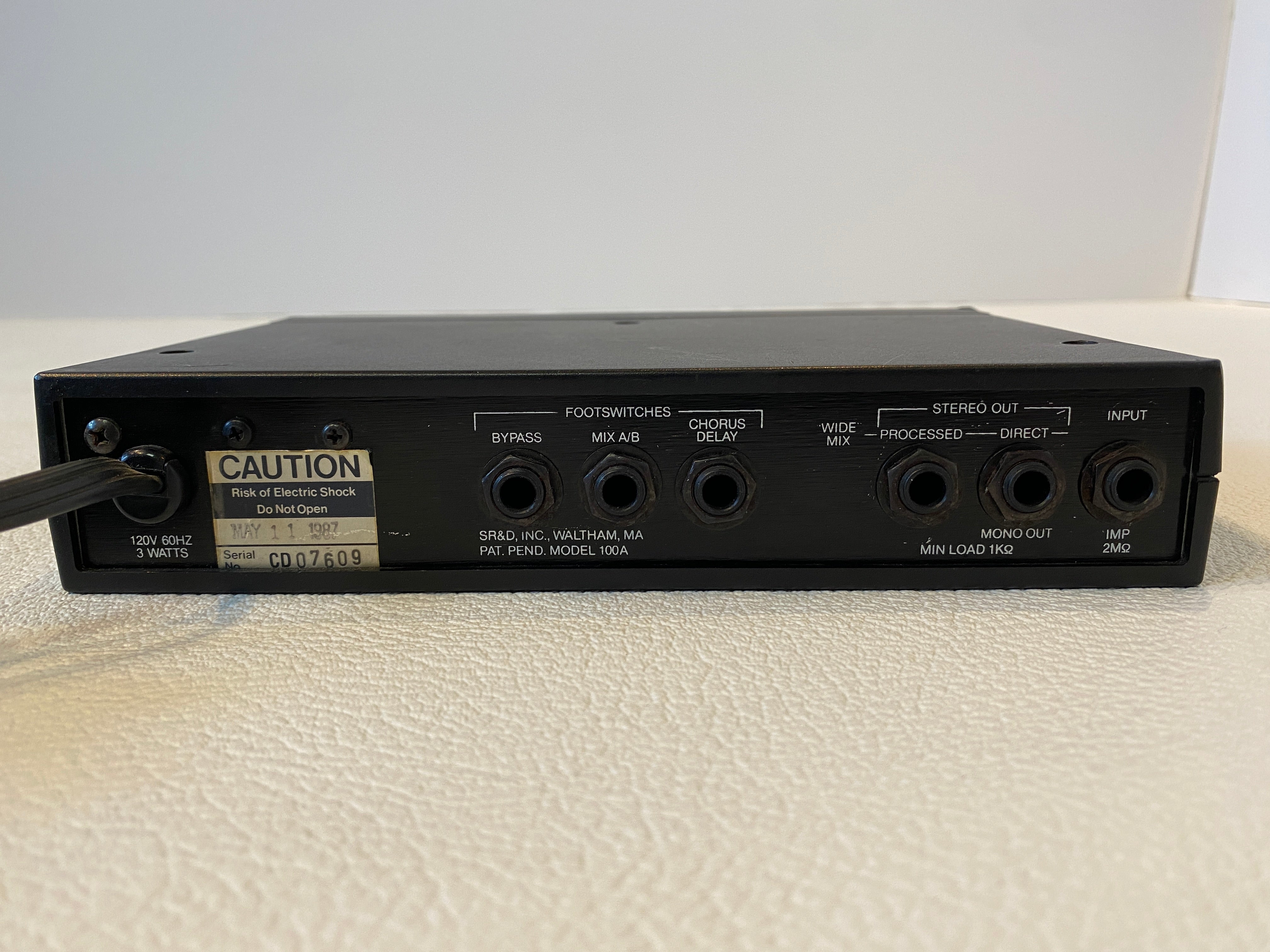 Rockman Stereo Chorus / Delay SR&D Tom Scholz Vintage Multi