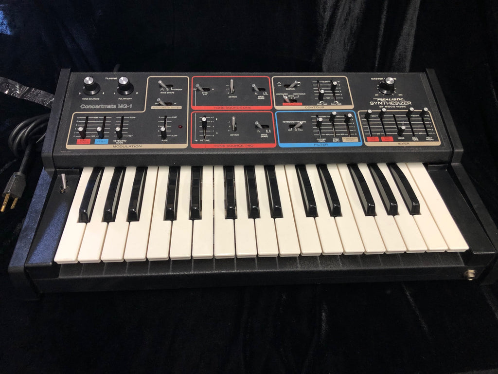 Moog Realistic Concertmate MG-1 with octave drop upgrade