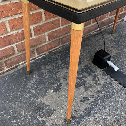 Wurlitzer 200/200A Natural Oak Wood Legs with Brass Hardware