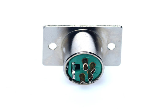 Rhodes Suitcase 4-Pin XLR Preamp Male Chassis Mount Connector