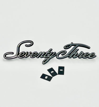 Fender Rhodes "Seventy-Three" Lid Logo Replacement Electric Piano Badge